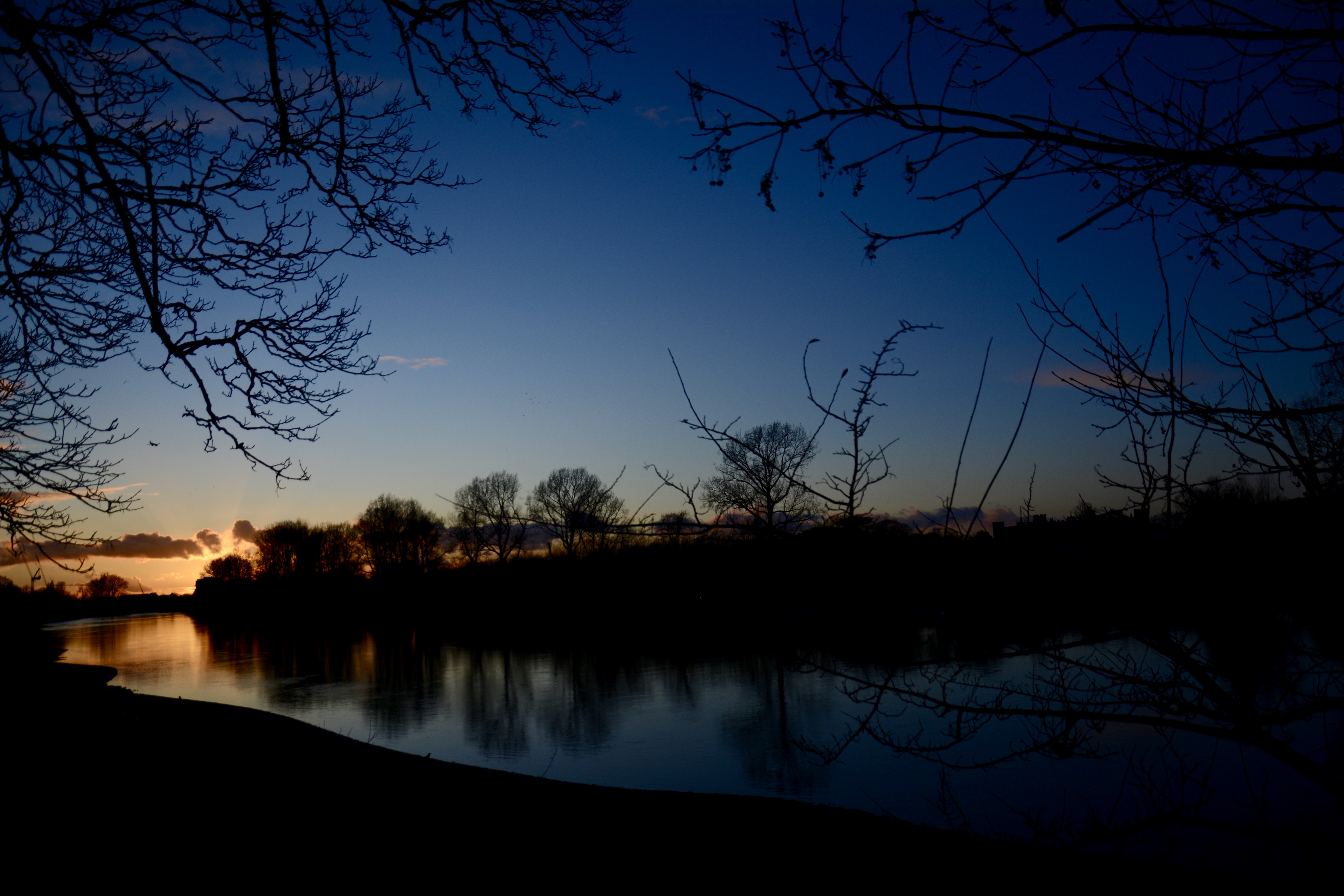 Sunset on the Thames in Richmond