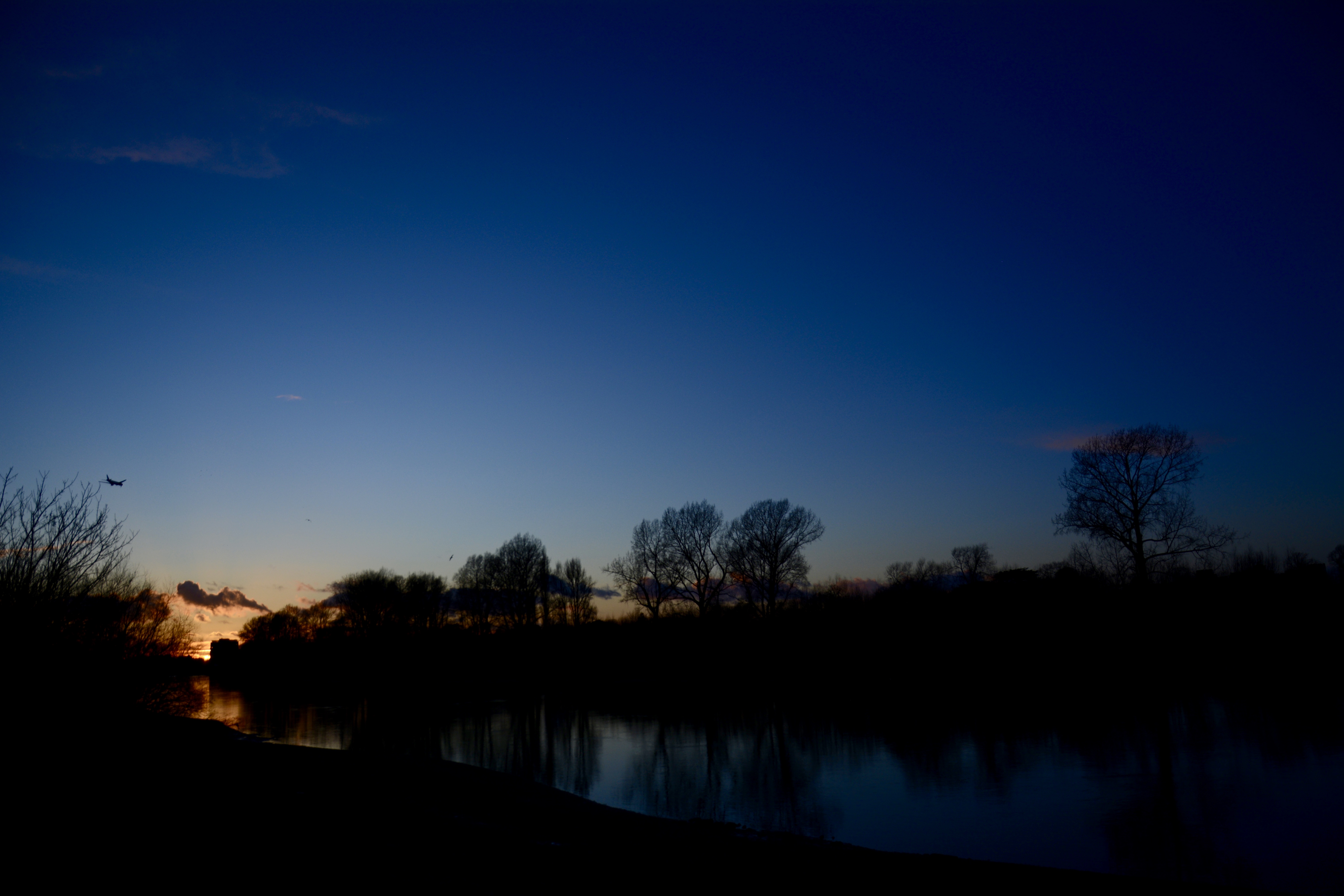 Sunset on the Thames in Richmond