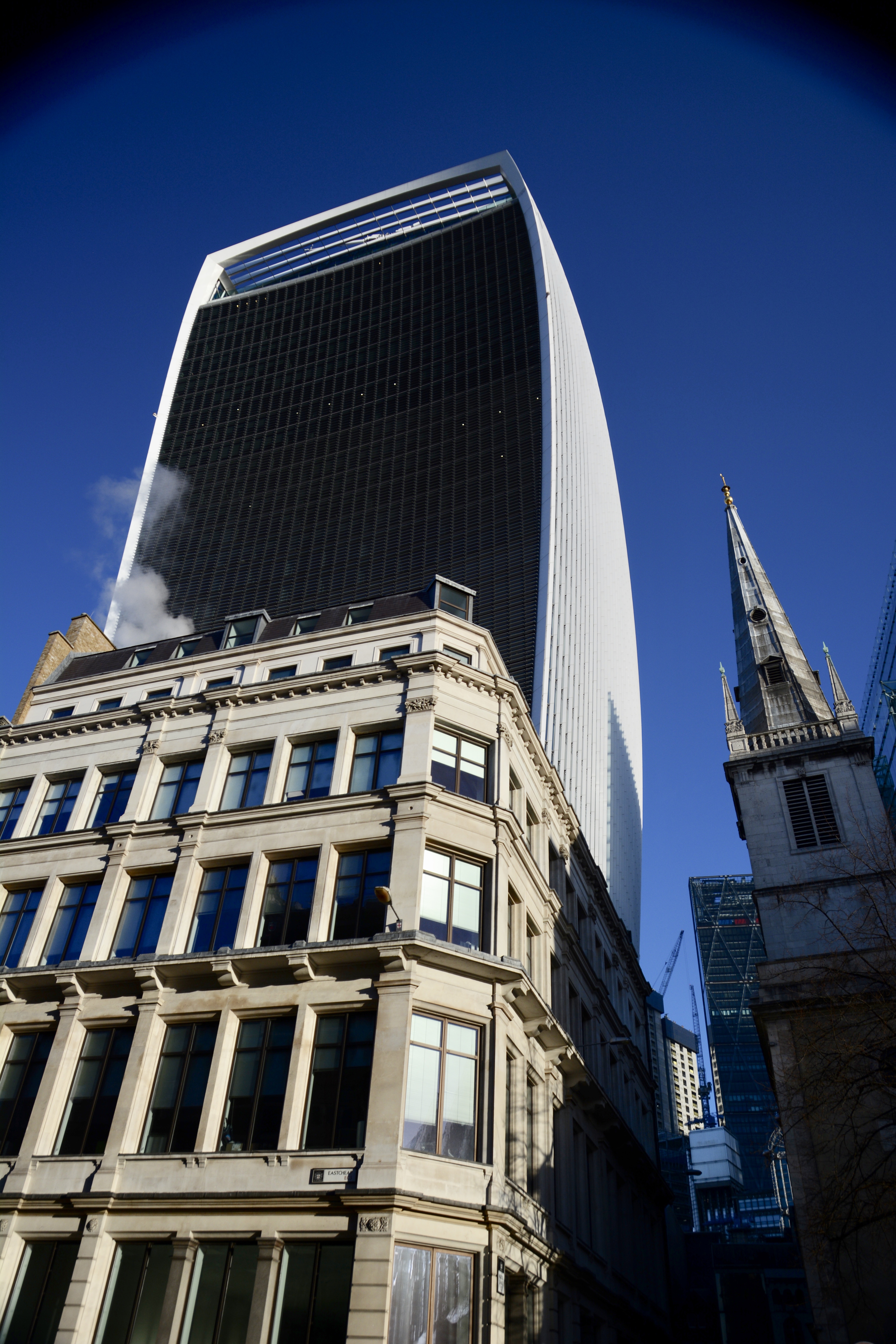 The Walkie Talkie looms over the city