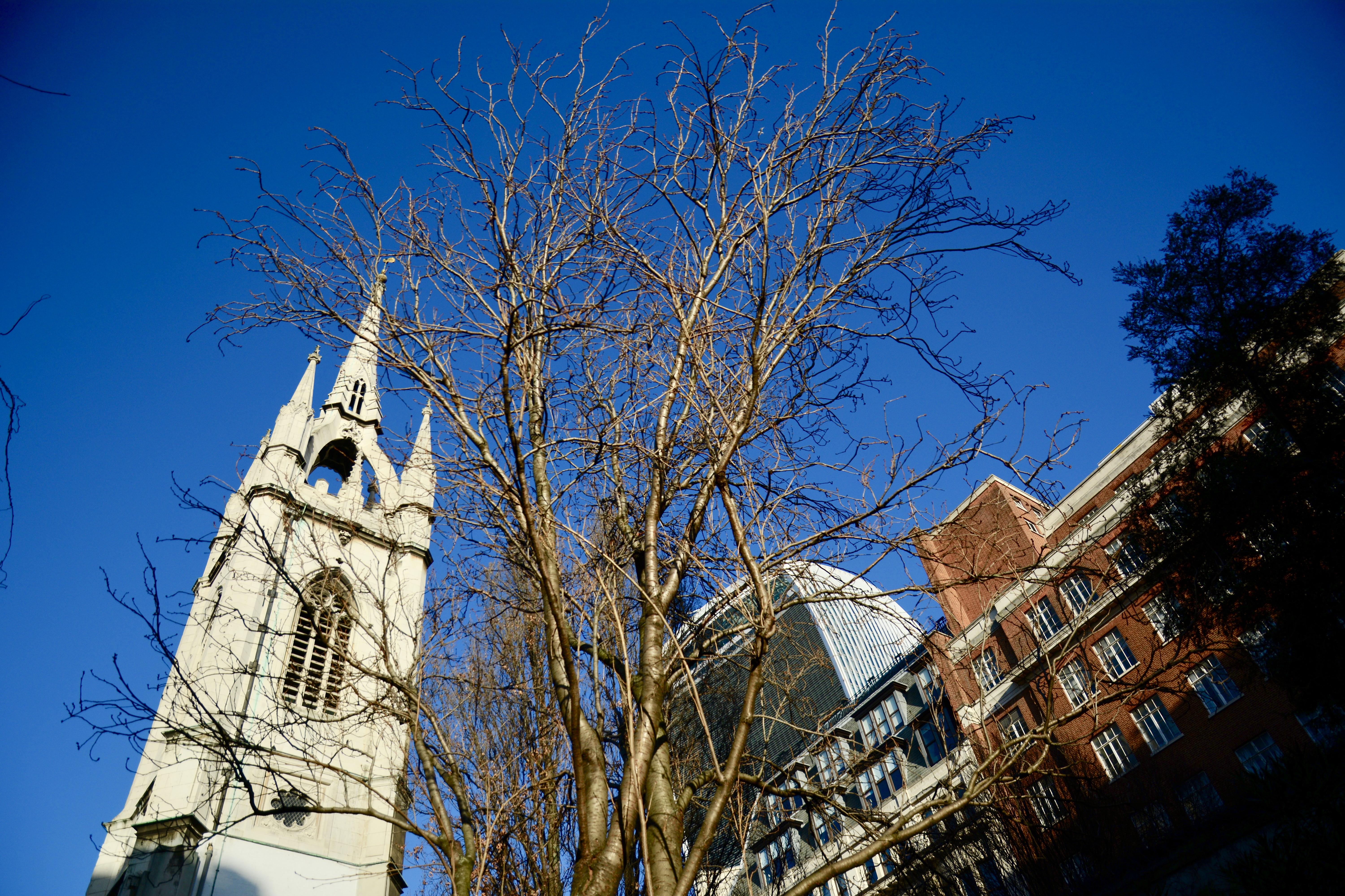 To the West of St Dunstan's is the famous new Walkie Talkie building